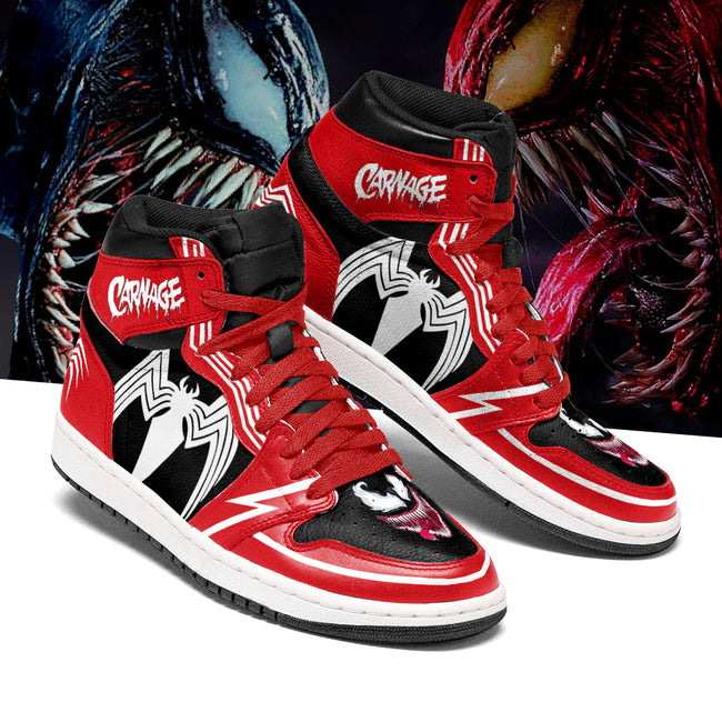 Venom vs Carnage JD Sneakers Custom Shoes 1 - PerfectIvy