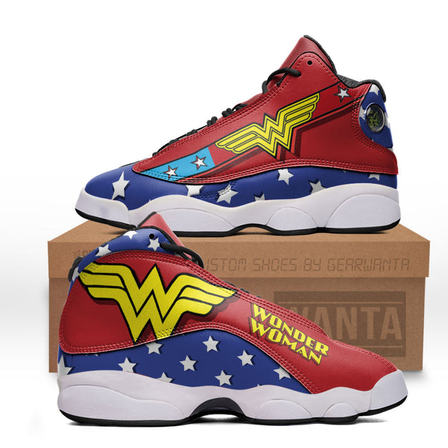 Wonder Woman JD13 Sneakers Super Heroes Custom Shoes 1 - PerfectIvy