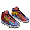 Wonder Woman JD13 Sneakers Super Heroes Custom Shoes 4 - PerfectIvy