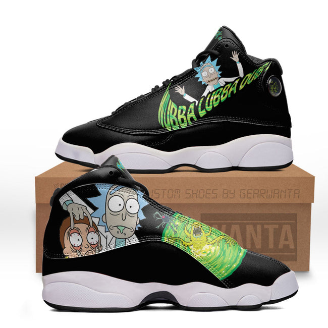 Wubba Lubba Dub Dub JD13 Sneakers Rick and Morty Custom Shoes 1 - PerfectIvy