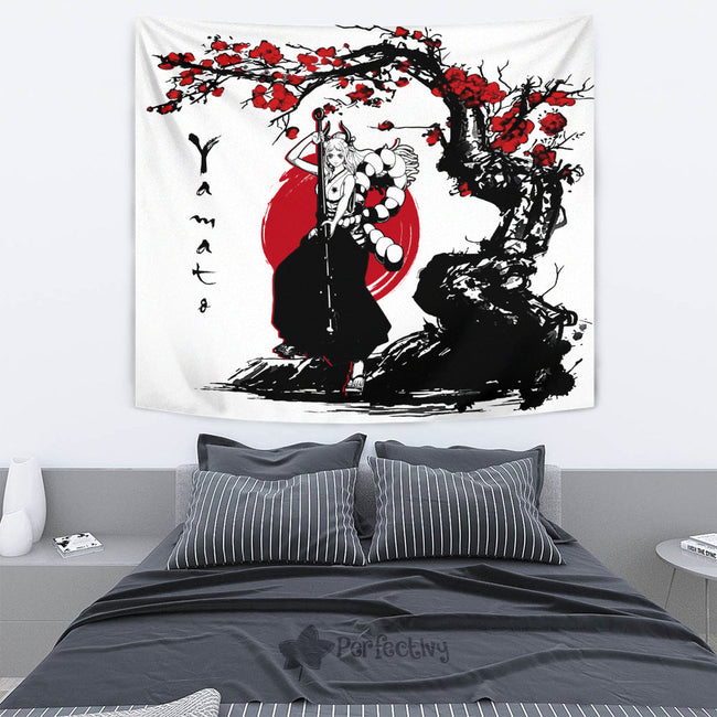 Yamato Tapestry Custom One Piece Anime Bedroom Living Room Home Decoration 2 - PerfectIvy
