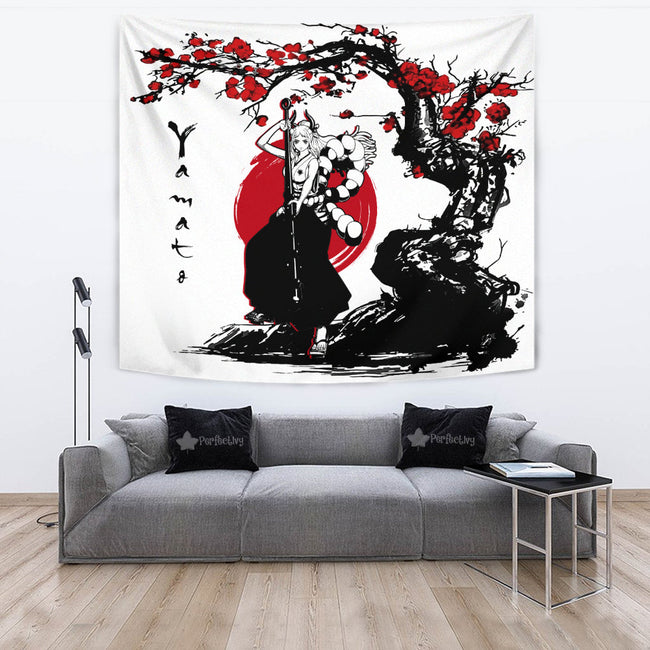 Yamato Tapestry Custom One Piece Anime Bedroom Living Room Home Decoration 4 - PerfectIvy