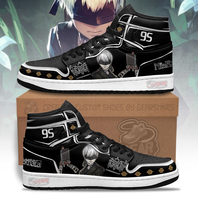 YoRHa 9-gou S-gata JD Sneakers Shoes Custom For Fans 1 - PerfectIvy