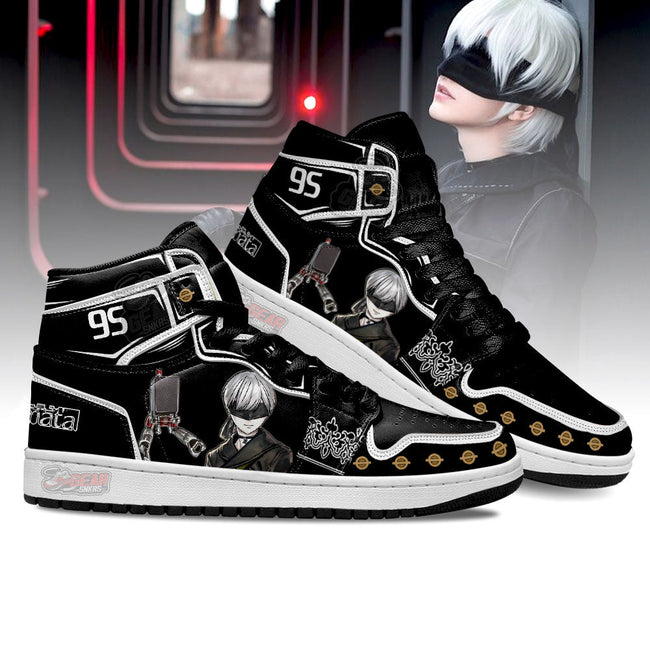 YoRHa 9-gou S-gata JD Sneakers Shoes Custom For Fans 3 - PerfectIvy