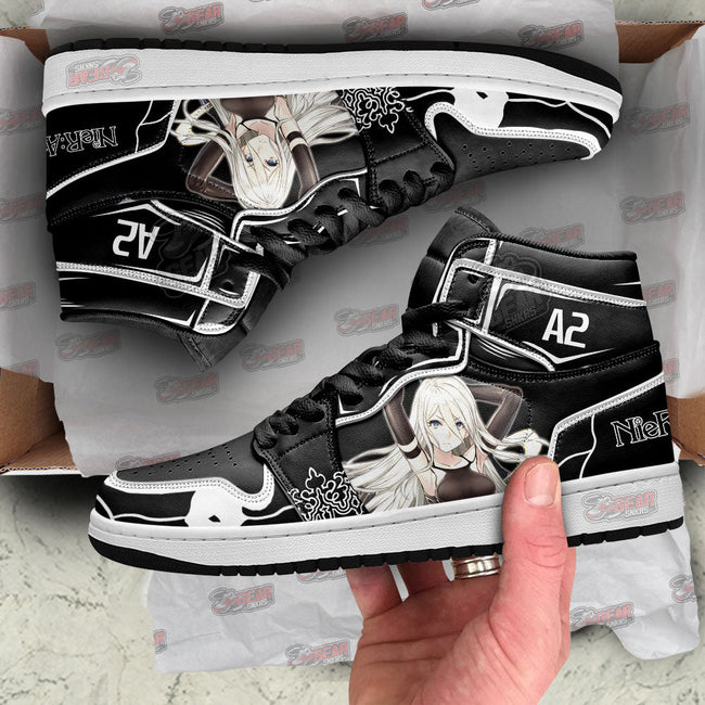 YoRHa A-gata 2-gou JD Sneakers Shoes Custom For Fans 2 - PerfectIvy