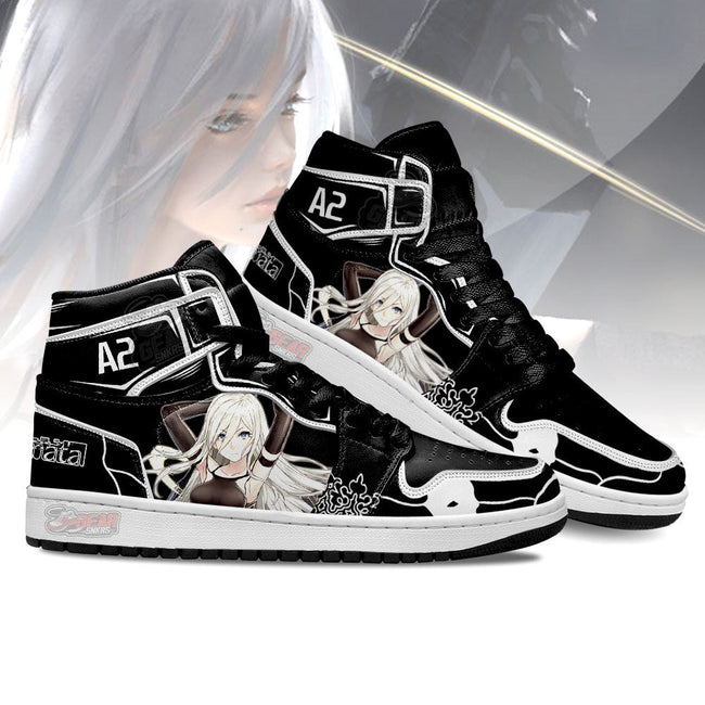 YoRHa A-gata 2-gou JD Sneakers Shoes Custom For Fans 3 - PerfectIvy