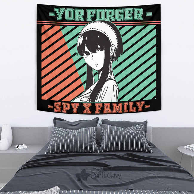 Yor Forger Tapestry Custom Spy x Family Anime Room Wall Decor 2 - PerfectIvy