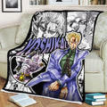 Yoshikage Kira Blanket Fleece Custom JJBA Anime Bedding 4 - PerfectIvy