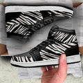 Zebra Printed Sneakers Custom 2 - PerfectIvy