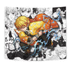 Zenitsu Agatsuma Tapestry Custom Demon Slayer Anime Manga Room Decor 1 - PerfectIvy