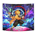 Zenitsu Tapestry Custom Galaxy Demon Slayer Anime Room Decor 1 - PerfectIvy