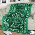 Ambition Power Cunning Quality Slytherin Fleece Blanket 3 - PerfectIvy