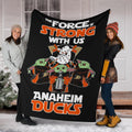 Anaheim Ducks Baby Yoda Fleece Blanket The Force Is Strong 6 - PerfectIvy