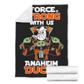 Anaheim Ducks Baby Yoda Fleece Blanket The Force Is Strong 7 - PerfectIvy