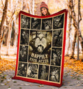 And They Lived Happily Ever After Skull Fleece Blanket Gift Idea 4 - PerfectIvy