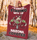 Arizona Coyotes Baby Yoda Fleece Blanket The Force Is Strong 5 - PerfectIvy