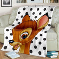 Bambi Deer Fleece Blanket For Bedding Decor Gift 2 - PerfectIvy