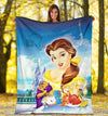 Beauty And The Beast Fleece Blanket Beauty Gift 1 - PerfectIvy