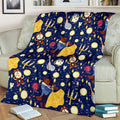 Beauty And The Beast Fleece Blanket For Bedding Decor 2 - PerfectIvy