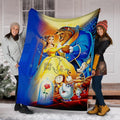 Beauty And The Beast Fleece Blanket Gift Idea 6 - PerfectIvy