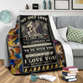 Beauty And The Beast Fleece Blanket My Only Love The Day I Met You 4 - PerfectIvy