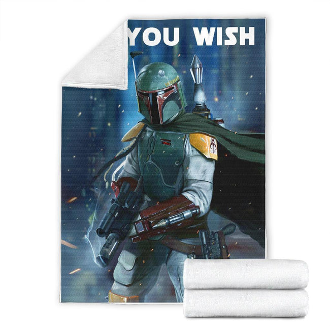 Boba Fett Fleece Blanket As You Wish Star Wars Fan Gift 7 - PerfectIvy