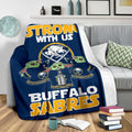 Buffalo Sabres Baby Yoda Fleece Blanket The Force Strong 4 - PerfectIvy