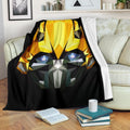Bumblebee Fleece Blanket Transformer Bedding Decor Gift Idea 1 - PerfectIvy