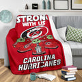 Carolina Hurricanes Fleece Blanket Baby Yoda The Force Is Strong 4 - PerfectIvy