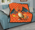 Charizard Quilt Blanket Gift For Pokemon Fan 11 - PerfectIvy