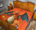 Charizard Quilt Blanket Gift For Pokemon Fan 12 - PerfectIvy
