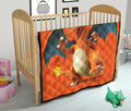 Charizard Quilt Blanket Gift For Pokemon Fan 13 - PerfectIvy