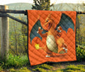 Charizard Quilt Blanket Gift For Pokemon Fan 6 - PerfectIvy