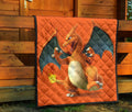 Charizard Quilt Blanket Gift For Pokemon Fan 7 - PerfectIvy