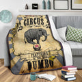 Circus The Flying Elephant Dumbo Fleece Blanket For Bedding Decor 3 - PerfectIvy