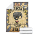 Circus The Flying Elephant Dumbo Fleece Blanket For Bedding Decor 4 - PerfectIvy