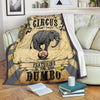 Circus The Flying Elephant Dumbo Fleece Blanket For Bedding Decor 1 - PerfectIvy