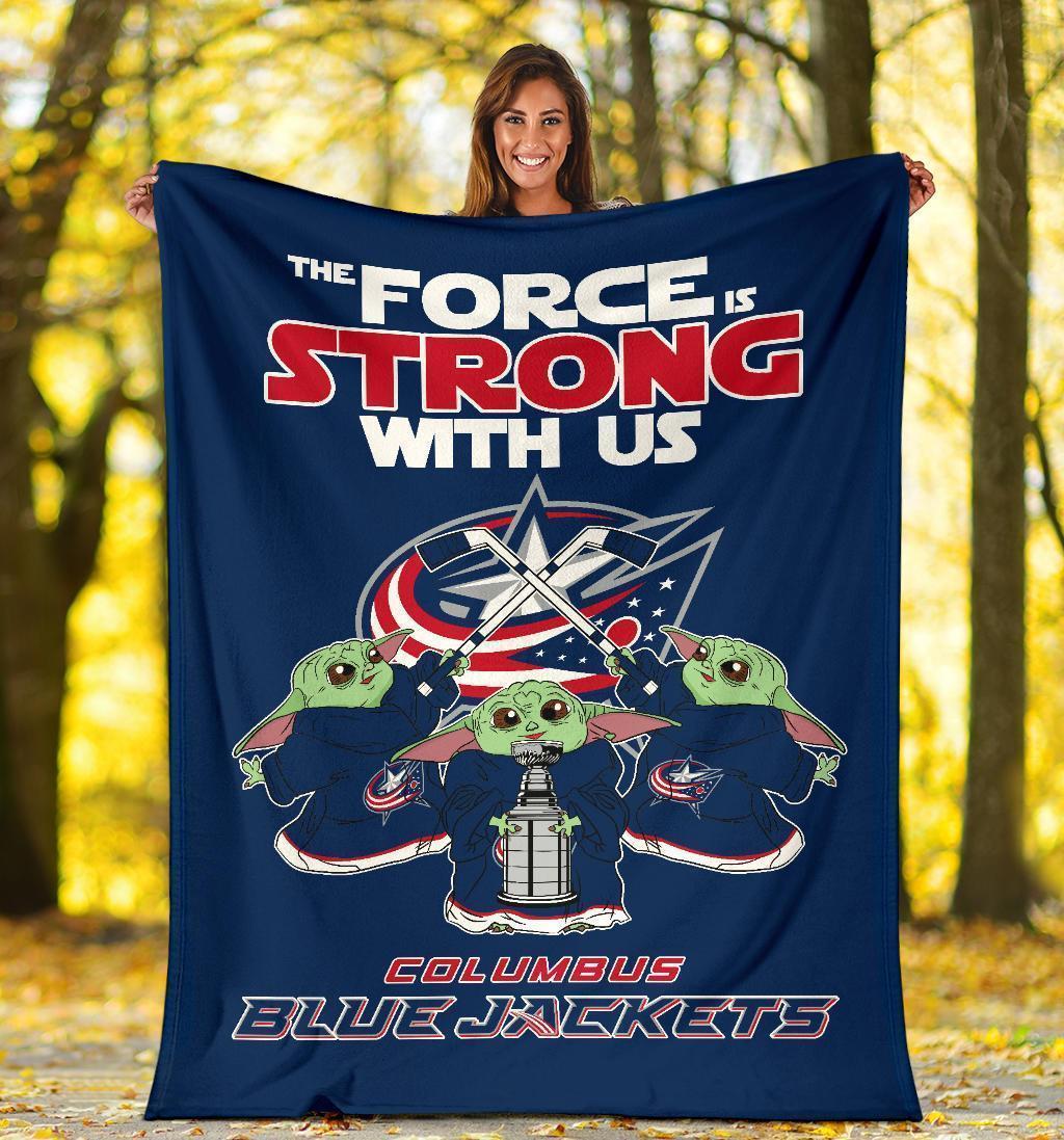 Columbus blue jackets online blanket