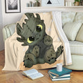 Cute Baby Toothless Fleece Blanket Bedding Decor Gift Idea 1 - PerfectIvy