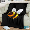 Cute Bee Fleece Blanket Funny Gift For Bee Lover 2 - PerfectIvy