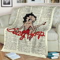 Cute Betty Boop Fleece Blanket For Bedding Decor Gift 2 - PerfectIvy