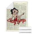 Cute Betty Boop Fleece Blanket For Bedding Decor Gift 4 - PerfectIvy