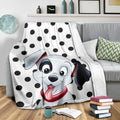 Cute Dalmatian Fleece Blanket Dog Lover Gift 3 - PerfectIvy