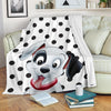 Cute Dalmatian Fleece Blanket Dog Lover Gift 1 - PerfectIvy