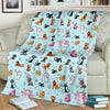 Cute Cats Fleece Blanket Funny Gift Idea 1 - PerfectIvy