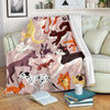 Cute Dogs Fleece Blanket Gift For Dog Lover 1 - PerfectIvy