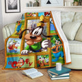 Cute Goofy Fleece Blanket Funny Gift Idea 1 - PerfectIvy