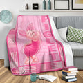 Cute Piglet Fleece Blanket Funny Gift Idea 3 - PerfectIvy