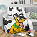 Cute Pluto Fleece Blanket For Bedding Decor Gift Idea 3 - PerfectIvy