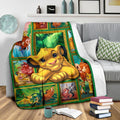 Cute Simba Lion King Fleece Blanket Gift Idea 3 - PerfectIvy